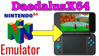 How to install DaedalusX64 a N64 Emulator for Nintendo 3DS and 2DS  Tutorial 2022 [upl. by Anawyt]