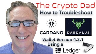 Troubleshooting the Cardano Daedalus Wallet Latest Version 2021 [upl. by Haelahk575]