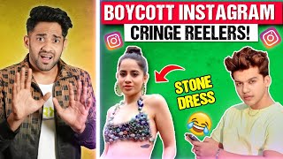 Boycott Urfi Javed amp Cringe Instagram Reelers 😂 6 [upl. by Hillman]