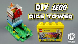 Lego DIY Dice Tower  How To Build [upl. by Eden]