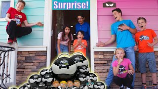 Surprising Ninja Kidz Fans at their House [upl. by Annaesor]