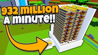 BEST MUSHROOM FARM  Block Tycoon ROBLOX [upl. by Grewitz136]