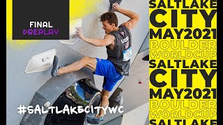 IFSC World Cup Salt Lake City 2021  Boulder finals [upl. by Jabin]