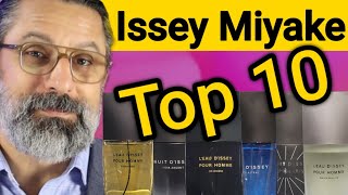 TOP 10 ISSEY MIYAKE FRAGRANCES [upl. by Isyak]