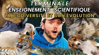 LA BIODIVERSITÉ ET SON ÉVOLUTION  Enseignement Scientifique Terminale [upl. by Black]