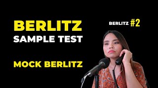 Berlitz Sample Test Recreating My Berlitz Test Mock Berlitz [upl. by Eitirahc]