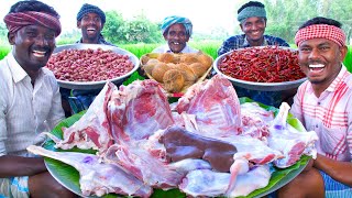 MUTTON PALLIPALAYAM  Traditional Kongu Special Mutton Fry Recipe  Village Cooking Channel [upl. by Kitrak]