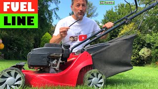 How to change Fuel Line on Lawnmower  Mountfield Petrol Lawn mower Fuel Line replacement [upl. by Ginnie171]