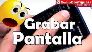 Cómo grabar la pantalla del móvil o celular huawei P20 Lite Manual comoconfigurar [upl. by Anelat]