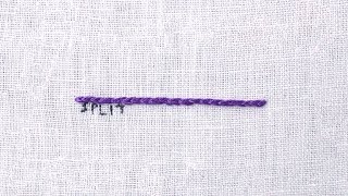 How to do a Split Stitch [upl. by Ennayt588]