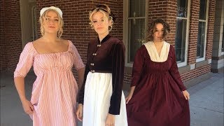 Historical Costume In A Day Regency [upl. by Bunnie]