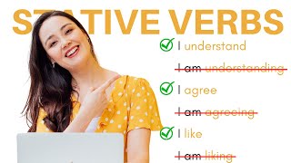 STATIVE VERBS  English Grammar  I understand OR I am understanding [upl. by Nashbar123]