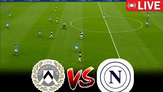 🔴LIVE  Udinese vs Napoli Full Match Live  Serie A 202425 [upl. by Enylorac908]