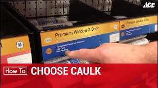 Choosing Caulk  Ace Hardware [upl. by Petra]