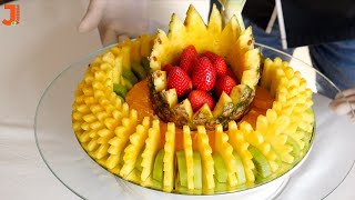 Fruit Centerpieces  Edible Party Fruit Ideas  Art with Fruit [upl. by Ecerehs]