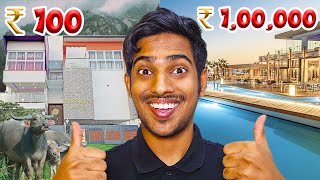 ₹100 vs ₹100000 Resort [upl. by Aya]