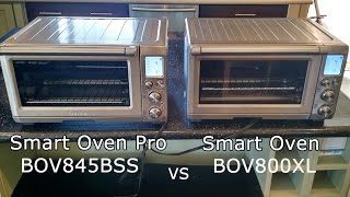 Breville Smart Oven Pro BOV845BSS vs Smart Oven BOV800XL [upl. by Enelia64]