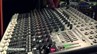 Mackie Mixer basics  Input gain setup [upl. by Stannfield]