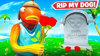 RIP JEFREE my fortnite dog [upl. by Platus]