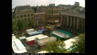 Live webcam Vismarkt Groningen the Netherlands [upl. by Adnwahsat755]