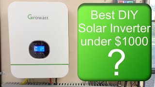 Growatt SPF3000TL 3000 watt 48v Solar Inverter Review [upl. by Warton]