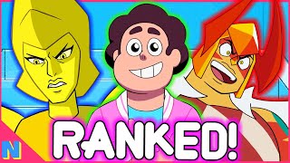 Steven Universe EVERY Gem Ranked  Gems Fusions amp Diamonds Powers Rank [upl. by Aicirtel]