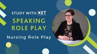 OET Speaking Role Play  Nursing FULL SUBTEST [upl. by Meredi]