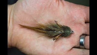 Fly Tying Pheasant Rump Muddler [upl. by Ecnerrat]