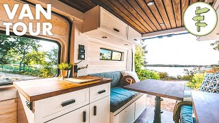 Stunning Modern Camper Van Conversion  VAN LIFE TOUR [upl. by Higginbotham]