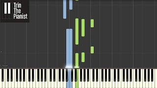 Bach  Preludio 1 en Do Mayor  Piano tutorial Synthesia LENTO  partituras [upl. by Peskoff]