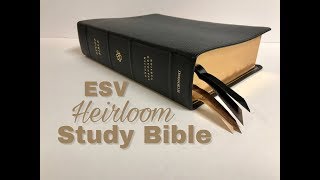 Crossway ESV Heirloom Study Bible Review [upl. by Pani]