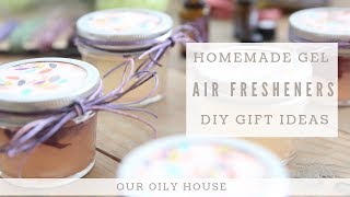 Homemade Gel Air Fresheners  DIY Gift Ideas [upl. by Korten]