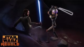 Star Wars Rebels Kanan amp Sabine Emotional Training Scene [upl. by Nunciata]