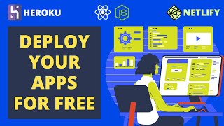 Deploy Nodejs and React Apps to Heroku and Netlify  MERN Deployment [upl. by Shanie]