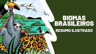 OS BIOMAS BRASILEIROS  Biomas brasileiros e suas características Resumo de Geografia [upl. by Eiramit]