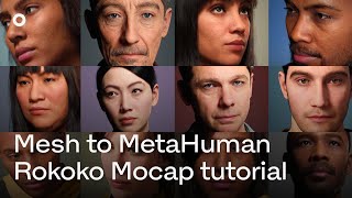 Mesh To Metahuman Mocap Tutorial  Rokoko Guides [upl. by Timothee]