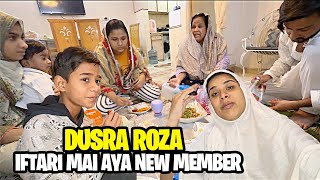 Dusra Roza 😍 Iftar Mai Aya New Member  😯 [upl. by Winfield83]