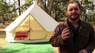 Cotton Canvas Bell Tent  Regatta 13  Exclusive Review for Camping and Glamping [upl. by Thesda]