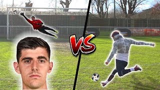 F2 SHOOTING VS COURTOIS 💥⚽️🥅  Billy Wingrove amp Jeremy Lynch [upl. by Gilbertine]