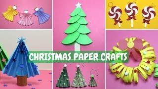 Christmas Paper Crafts for Kids  Christmas Ideas [upl. by Chrissy]