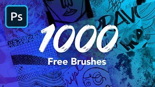 1000 Free Photoshop Brushes [upl. by Asilla]