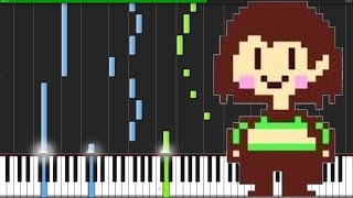 Once Upon A Time  Undertale Piano Tutorial Synthesia  bigbug54321 [upl. by Gombosi]