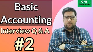 Basic Accounting Interview Questions And Answers  Part 2 [upl. by Ynafit]