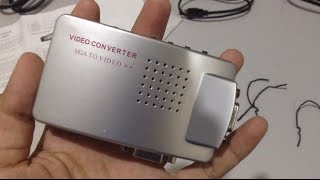 VGA To Video Converter Review [upl. by Dygert]