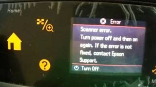 Fix Epson Scanner Error [upl. by Leiser65]