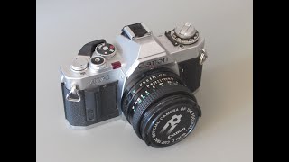 How to use an Aperture priority film camera Canon AV1 [upl. by Laehctim]