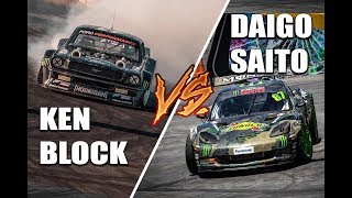 KEN BLOCK Vs DAIGO SAITO  EPIC DRIFT BATTLE  Gymkhana GRiD 2018 [upl. by Atiz]