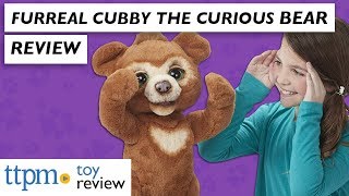 FurReal Cubby the Curious Bear Review from Hasbro [upl. by Wiseman759]