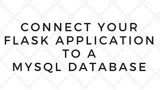 Python Flask with MySQL Database [upl. by Nunnery548]