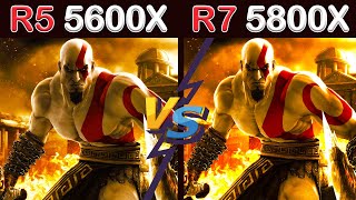 Ryzen 5 5600X VS Ryzen 7 5800X  AMD Radeon RX 6900 XT  Test in 10 Games [upl. by Eastman]